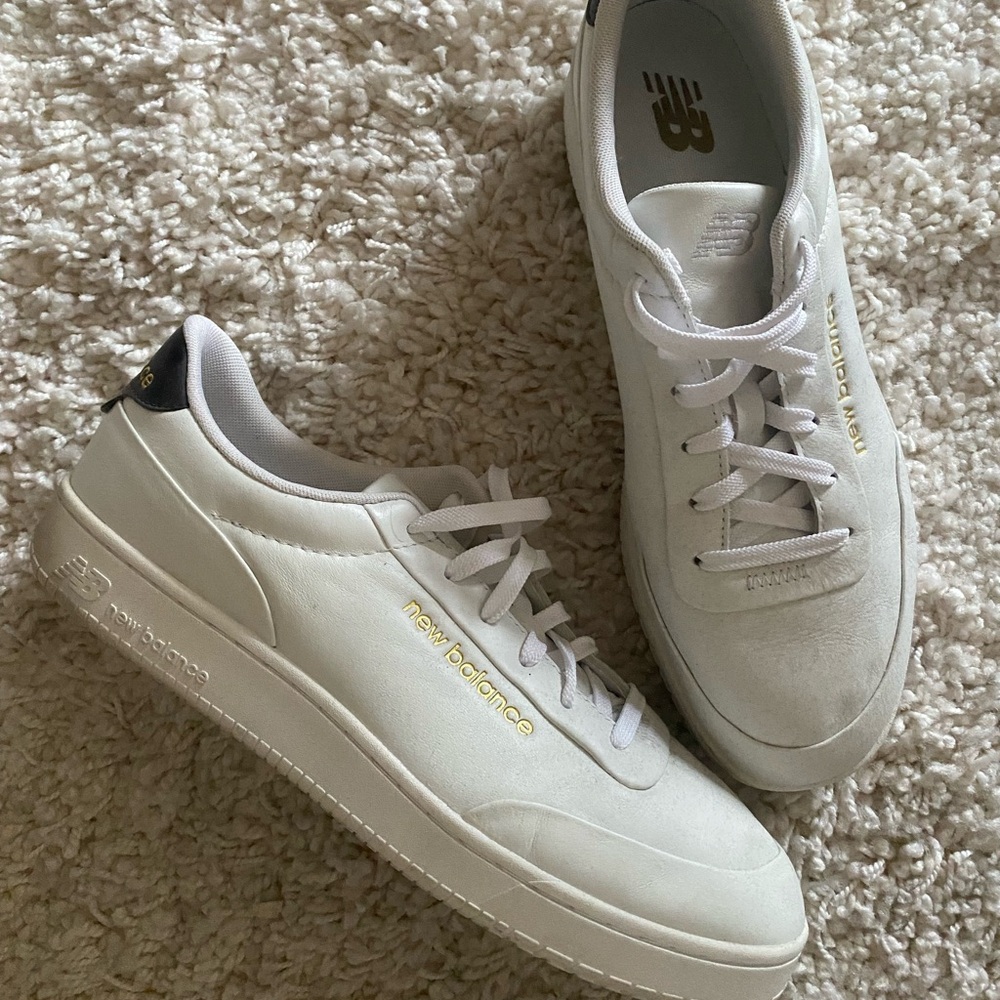 New Balance White Sneakers Sleek Minimalist Design